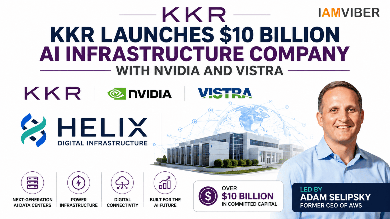 KKR Launches $10 Billion AI Infrastructure Company With Nvidia and Vistra: A Major Bet on the Future of Artificial Intelligence