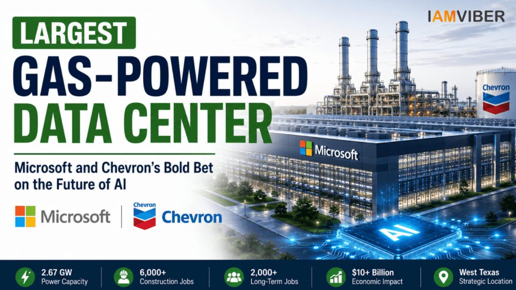 Largest Gas-Powered Data Center developed by Microsoft and Chevron to power next-generation AI infrastructure in Texas