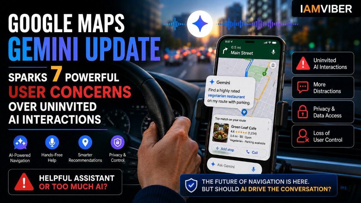 Google Maps Gemini Update Sparks Powerful User Concerns Over Uninvited AI Interactions in 2026