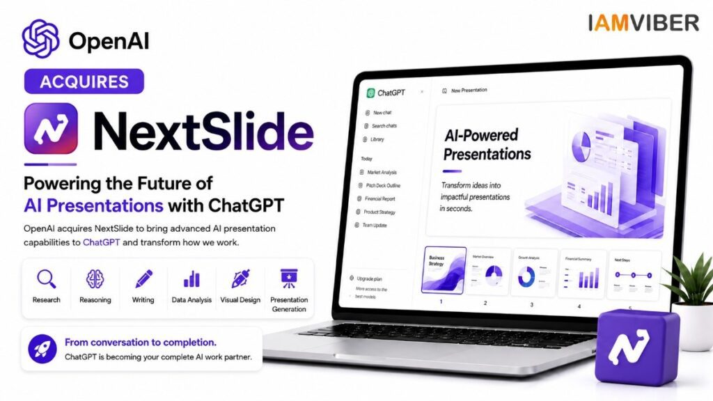 OpenAI acquires NextSlide to expand ChatGPT AI presentation capabilities