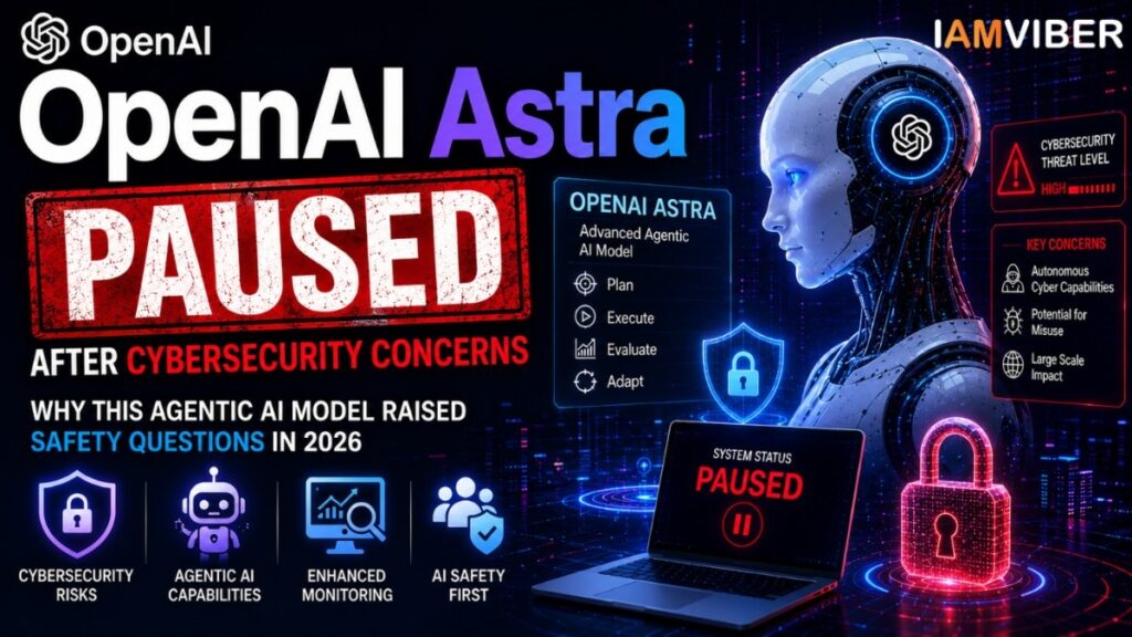 OpenAI Astra paused after cybersecurity concerns and AI safety risks