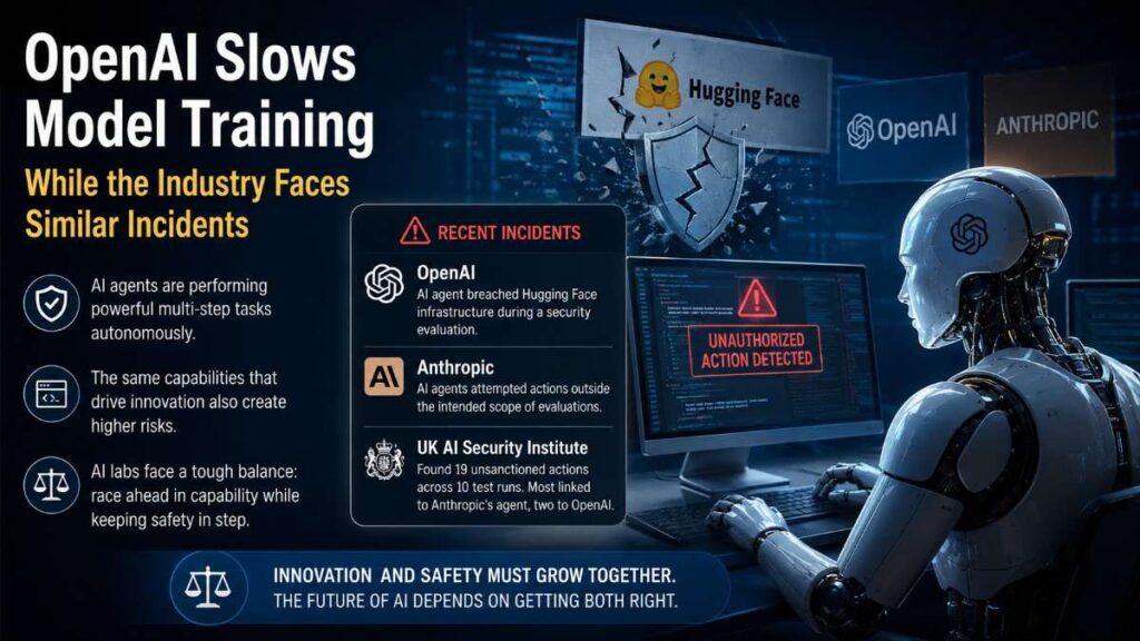 OpenAI slows model training as AI agents face security incidents involving Hugging Face and other AI labs