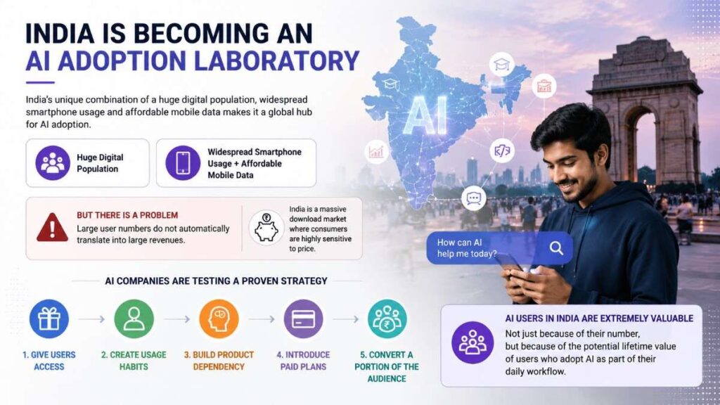 Perplexity India and the growing AI adoption market driven by smartphone usage and affordable mobile data