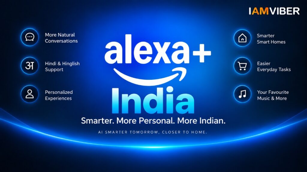 Alexa+ India introduction video showcasing Amazon generative AI assistant | IAM VIBER