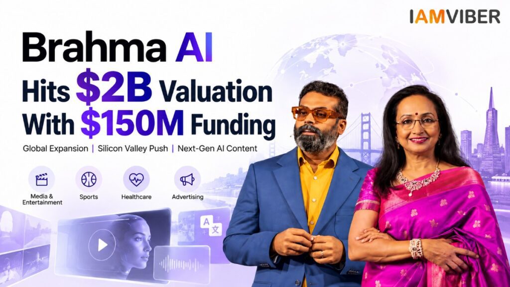 Brahma AI hits $2B valuation with $150M funding, featured on IAMVIBER