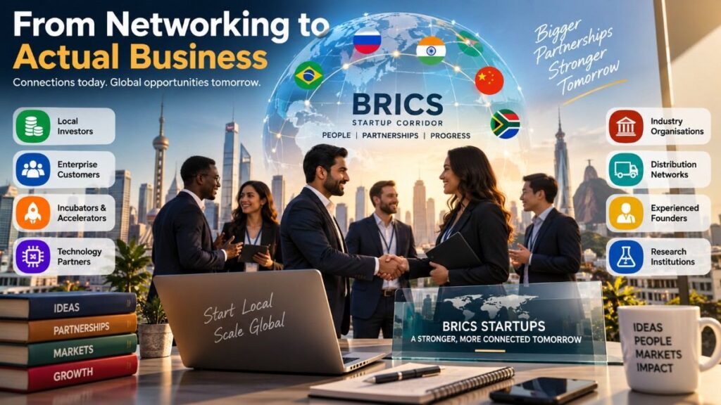 BRICS startup corridor connecting founders, investors, incubators and technology partners for cross-border business growth