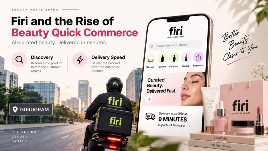 Firi funding and the rise of beauty quick commerce in India, featuring AI-powered beauty discovery and fast delivery in Gurugram | IAM VIBER