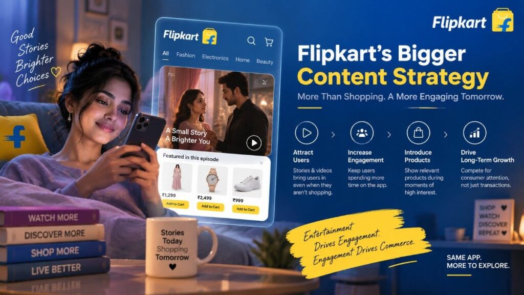 Flipkart microdramas content strategy combining entertainment, user engagement and online shopping