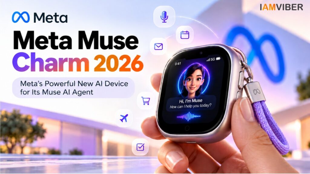 Meta Muse Charm 2026 AI device for Meta’s Muse AI agent | IAM VIBER