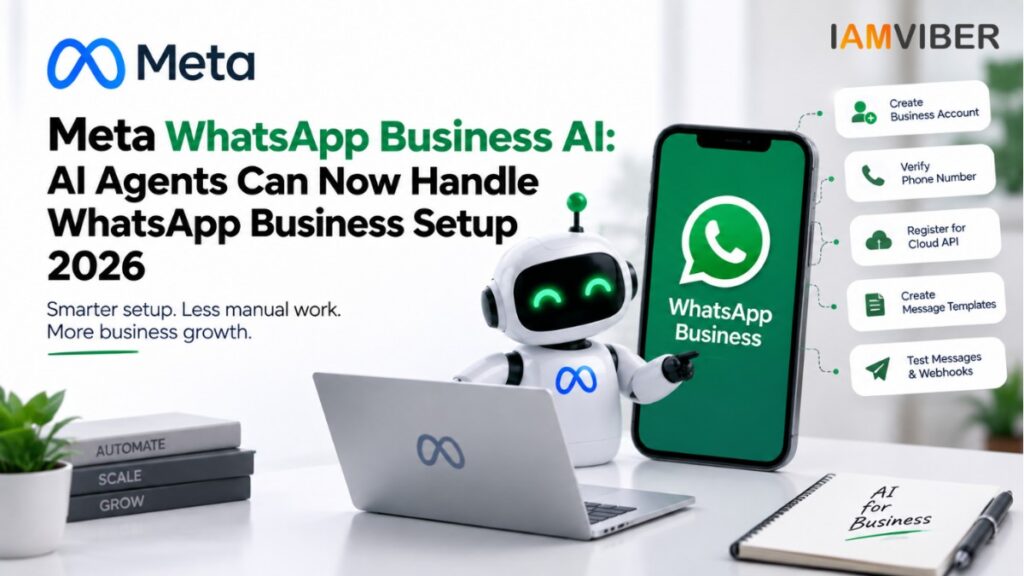 Meta WhatsApp Business AI with AI agents handling WhatsApp Business setup in 2026