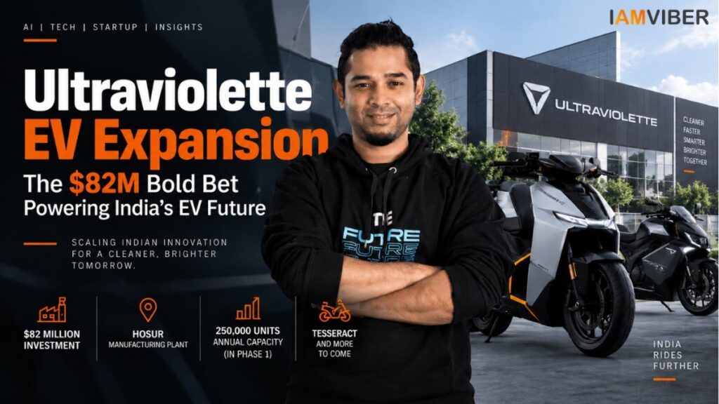 Ultraviolette EV expansion with $82 million investment and 250,000-unit manufacturing capacity