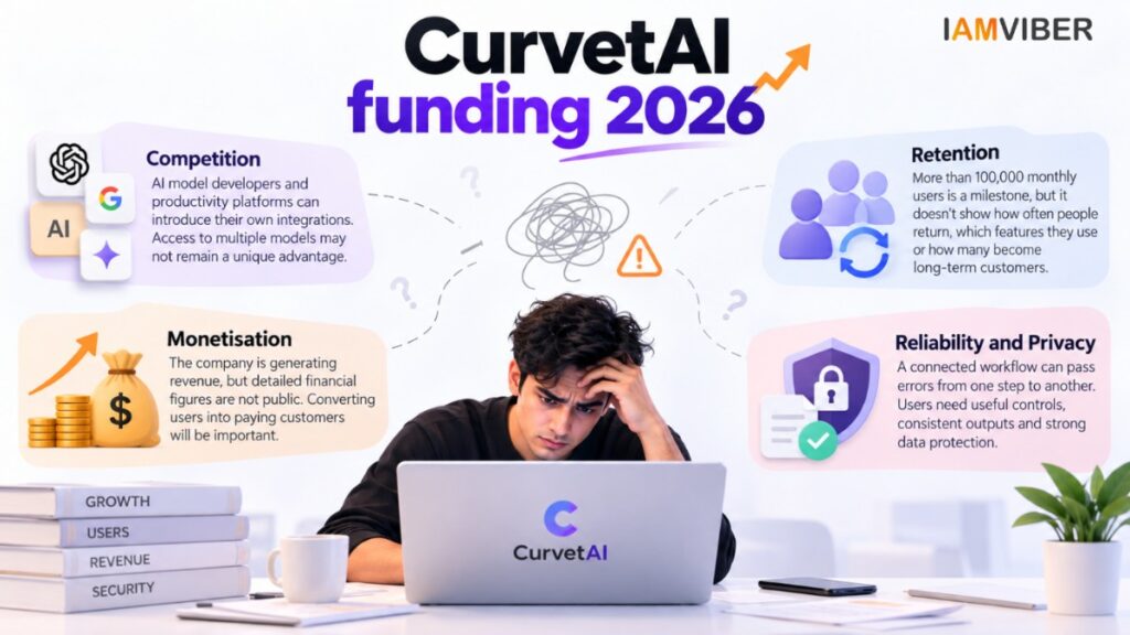 CurvetAI funding 2026: AI startup challenges including competition, monetisation, user retention, reliability and privacy | IAM VIBER
