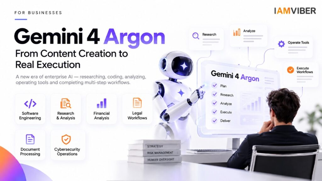 Gemini 4 Argon enterprise AI workflow for businesses | IAM VIBER